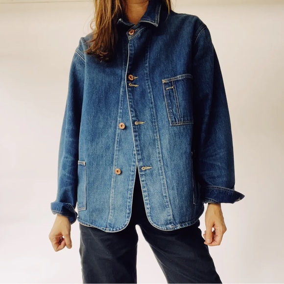 Hey Gang The Barn Coat in Japanese Denim Size 00 - Picture 4 of 6